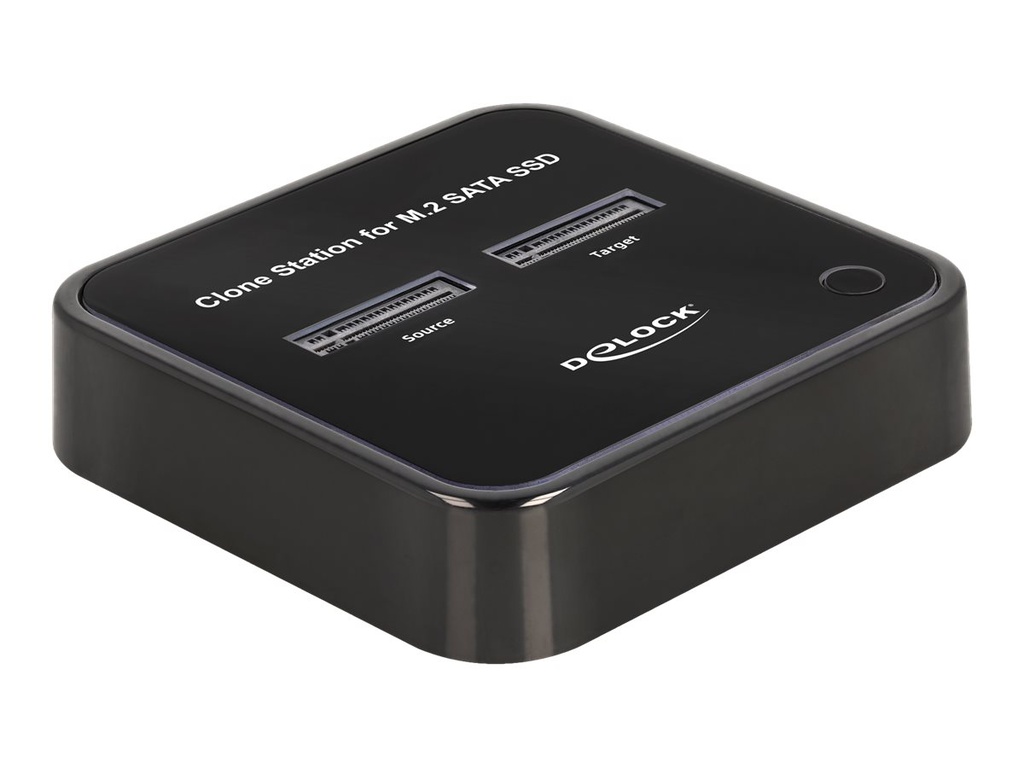 DELOCK M.2 Dockingstation für 2xM.2 SATA SSD mit Klon