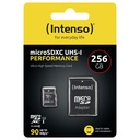 SD MicroSDXC Card 256GB Intenso UHS-I inkl. SD- Adapter retail