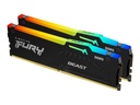 32GB (2x16GB) KINGSTON DIMM FURY Beast Black RGB DDR5-6000