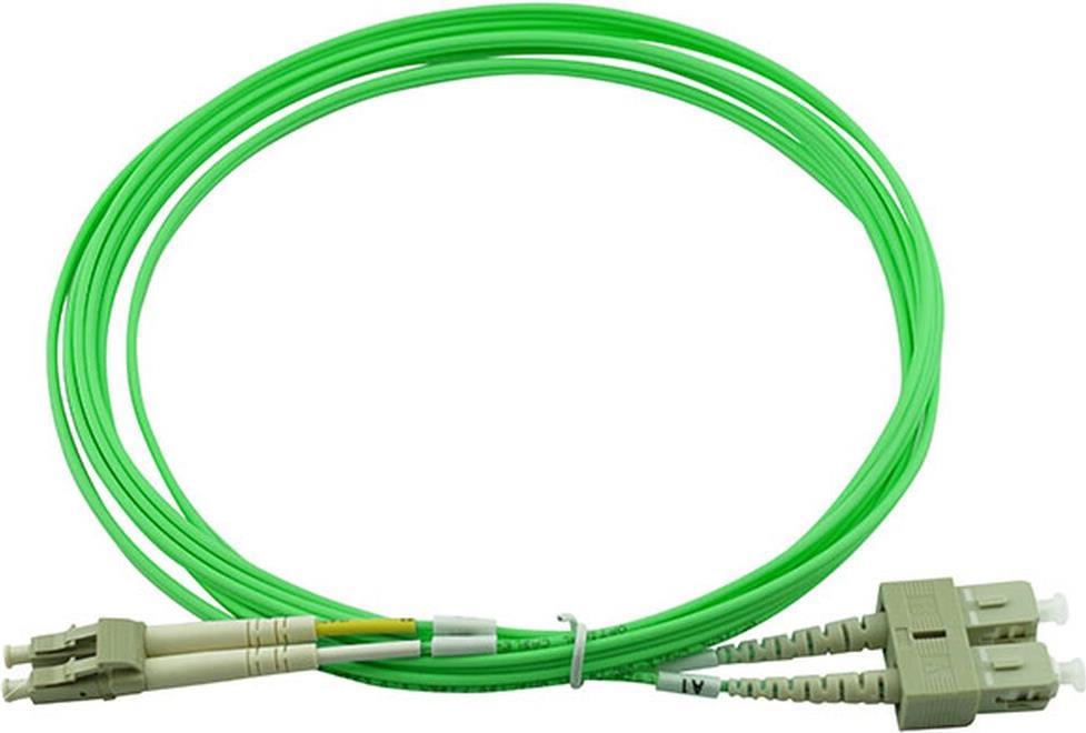 CBO GMBH BlueOptics Duplex LWL Patchkabel LC-SC Multimode OM5 50 Meter