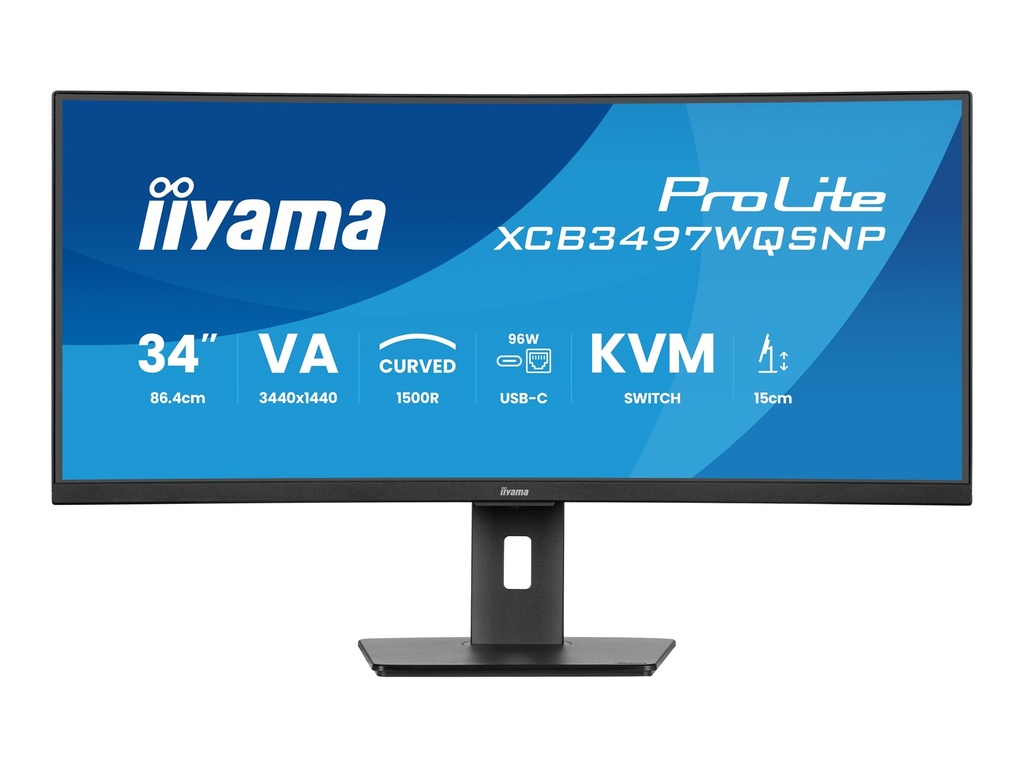 [9269998] Iiyama 34 XCB3497WQSNP-B1 HDMI DP USB USB-C