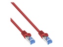 Cat.6A, S/FTP, TPE (LSZH), CCA, rot, 1m