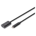 DIGITUS Verlängerungskabel USB-C->USB-C St./Bu. 10G 5,00m