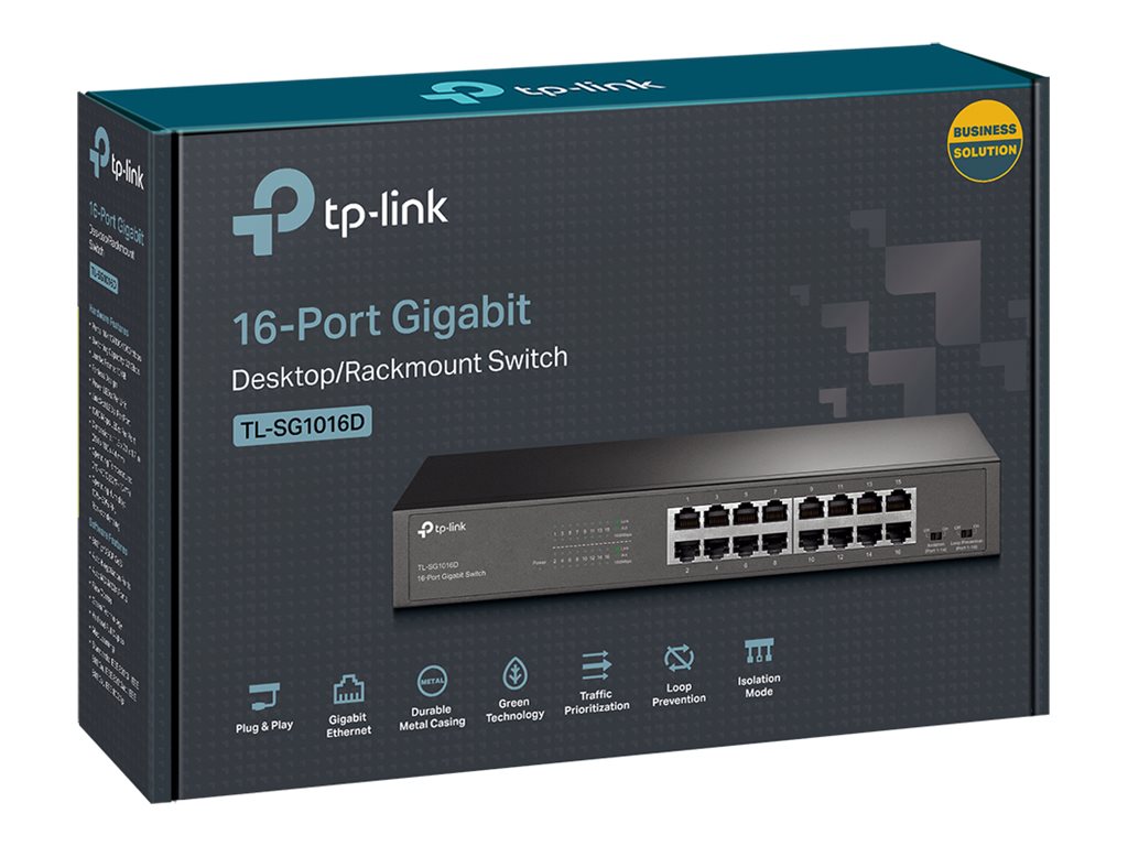 TP-LINK TL-SG1016D 16-PORT GIGAB SWITCH