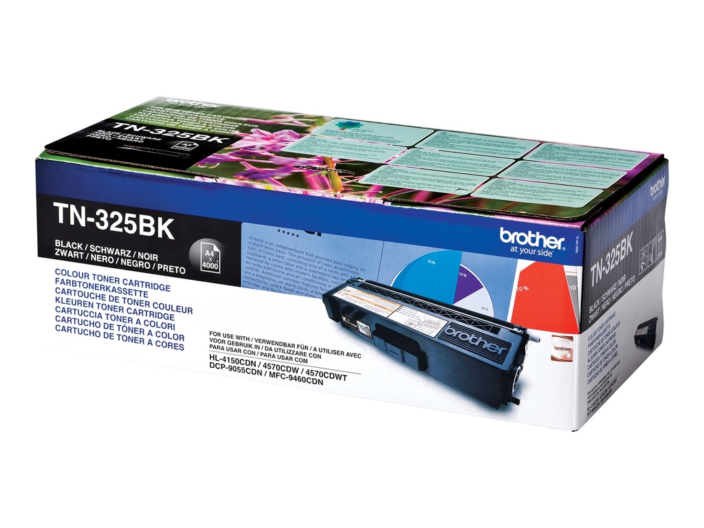 BROTHER Toner TN-325BK Jumbo Schwarz (ca. 4000 Seiten)