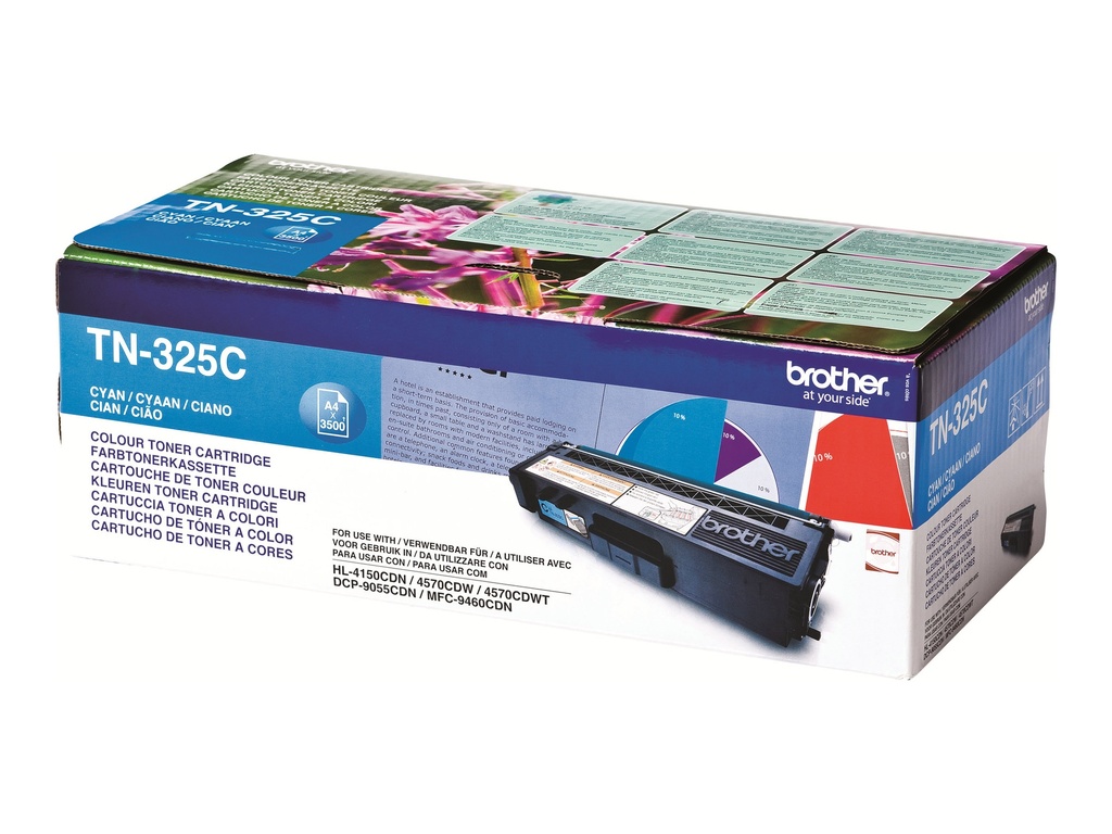 BROTHER Toner TN-325C Jumbo Cyan (ca. 3500 Seiten)