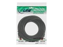 INLINE Patchkabel schwarz 10m Cat.6 250MHz PVC CU