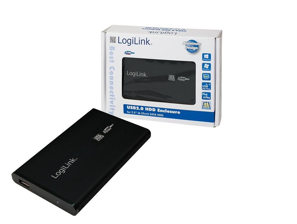 [817278] 2,5" USB 2.0 SATA LOGILINK Black 500GB